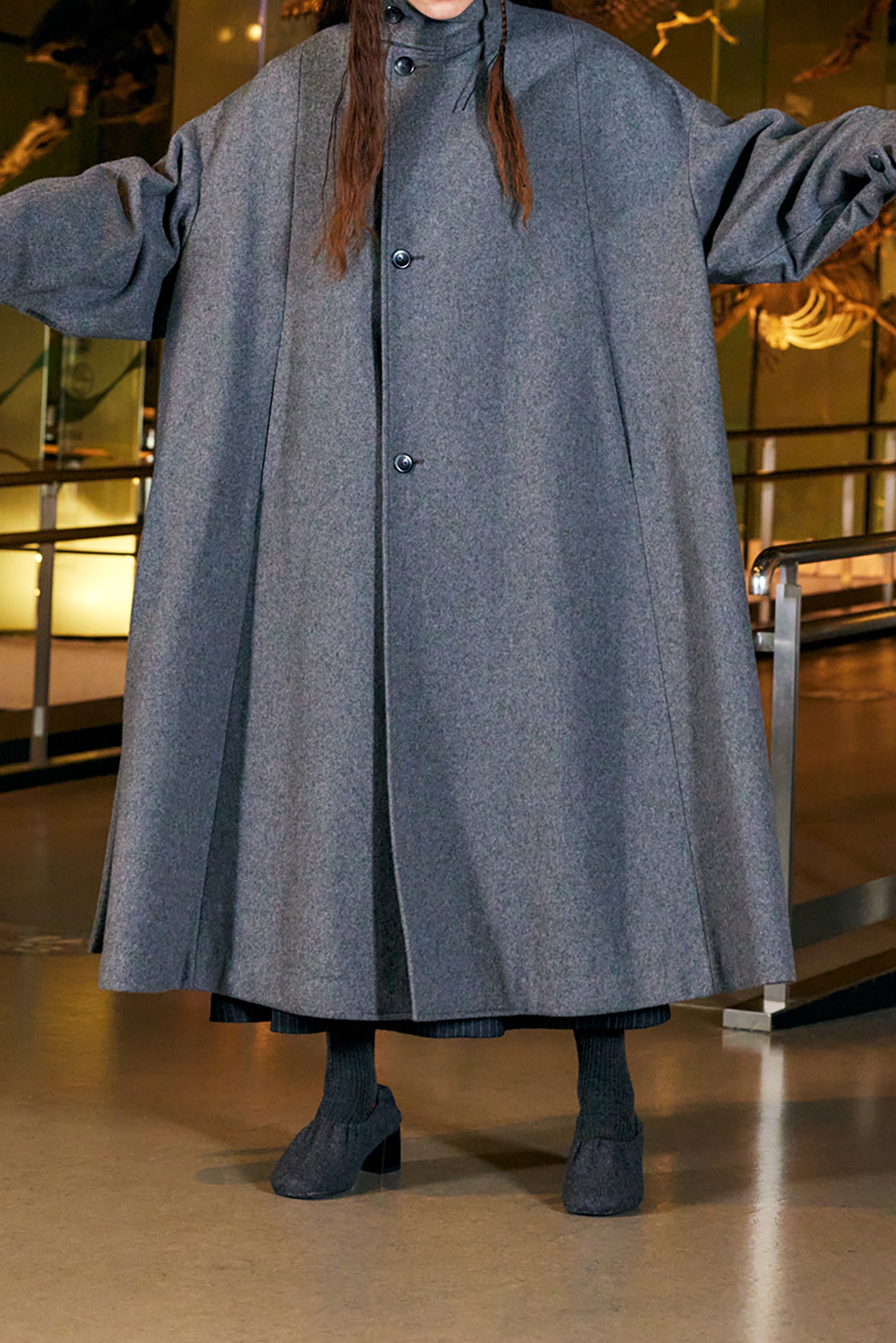 OVER-SIZE FLARE COAT