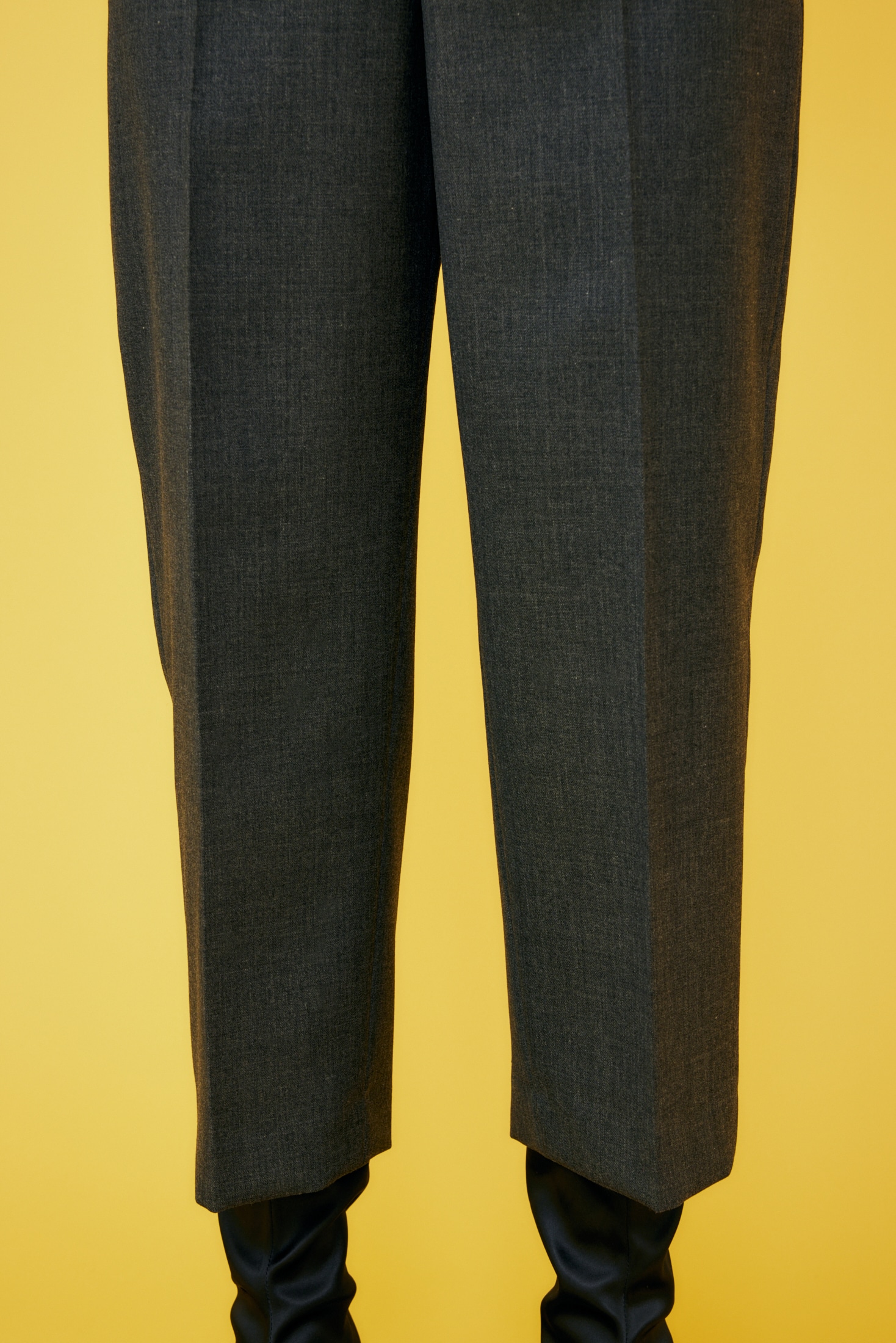 CROPPED TAPERED-TROUSERS