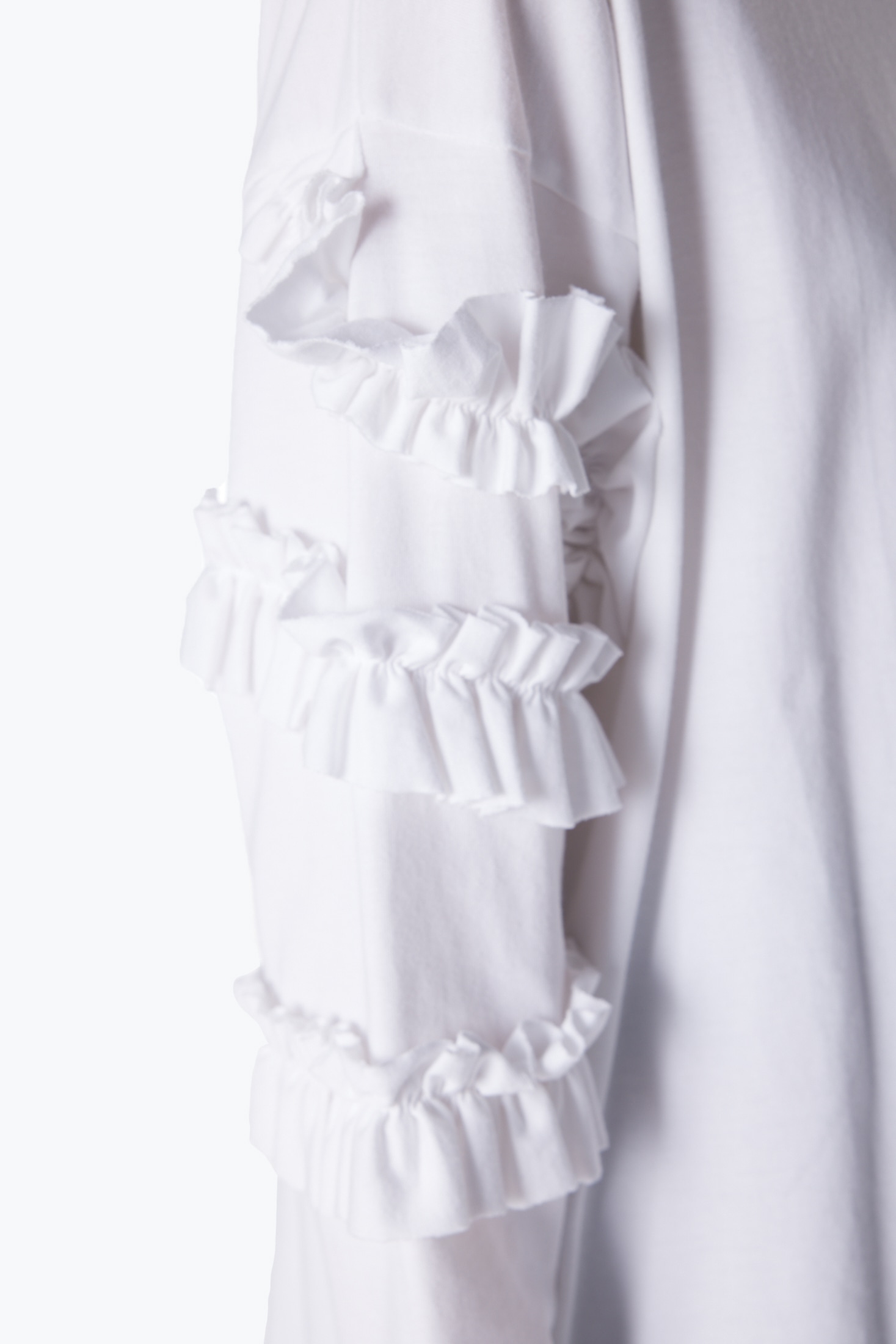 SCREW-SLEEVE PULLOVER｜38｜WHT｜CUT AND SEWN｜|ENFÖLD OFFICIAL