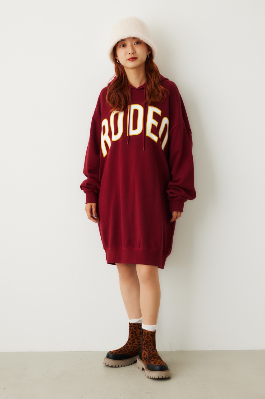 RODEO CROWNS WIDE BOWL クラウンパッチ フーディー ワンピース (ワンピース(ミニ・ミディアム） |SHEL'TTER  WEBSTORE