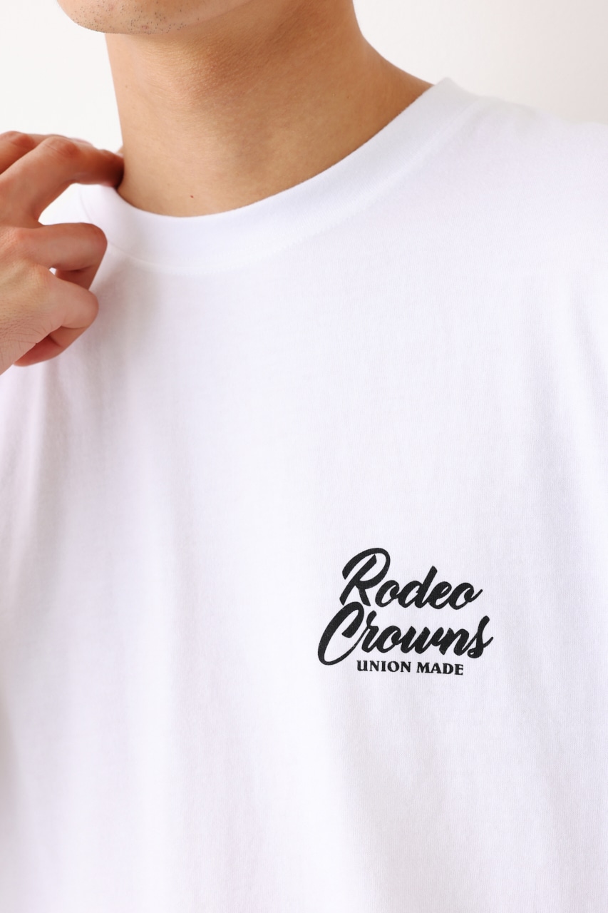 RODEO CROWNS WIDE BOWL | メンズ カスタムパッチTシャツ (Tシャツ