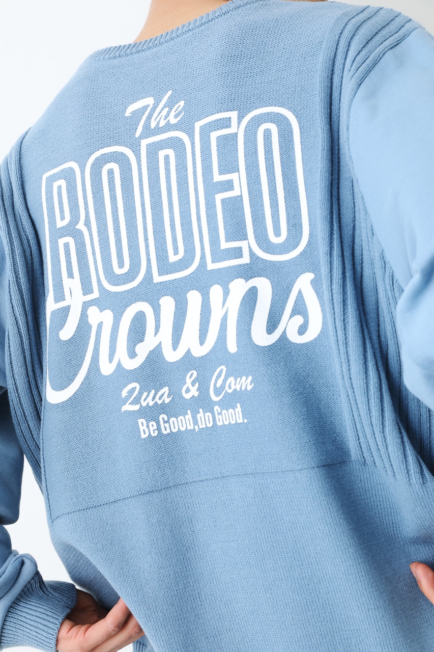 RODEO CROWNS WIDE BOWL | メンズLOGOコンビニットトップス (ニット