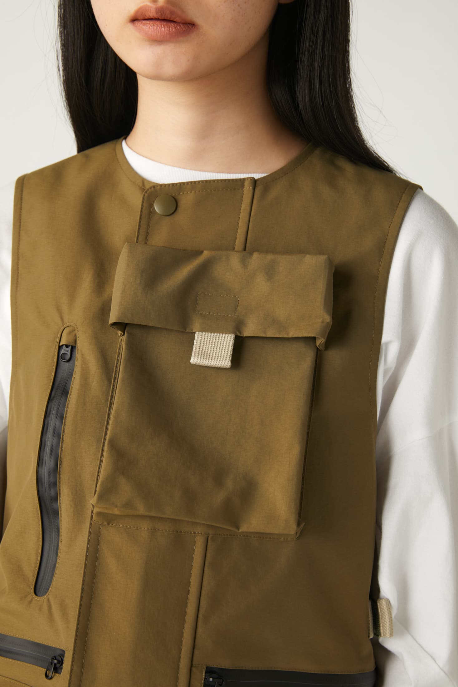 すぐ発送可能！ nagonstans ウェザープルーフ pocket vest | metodoicm