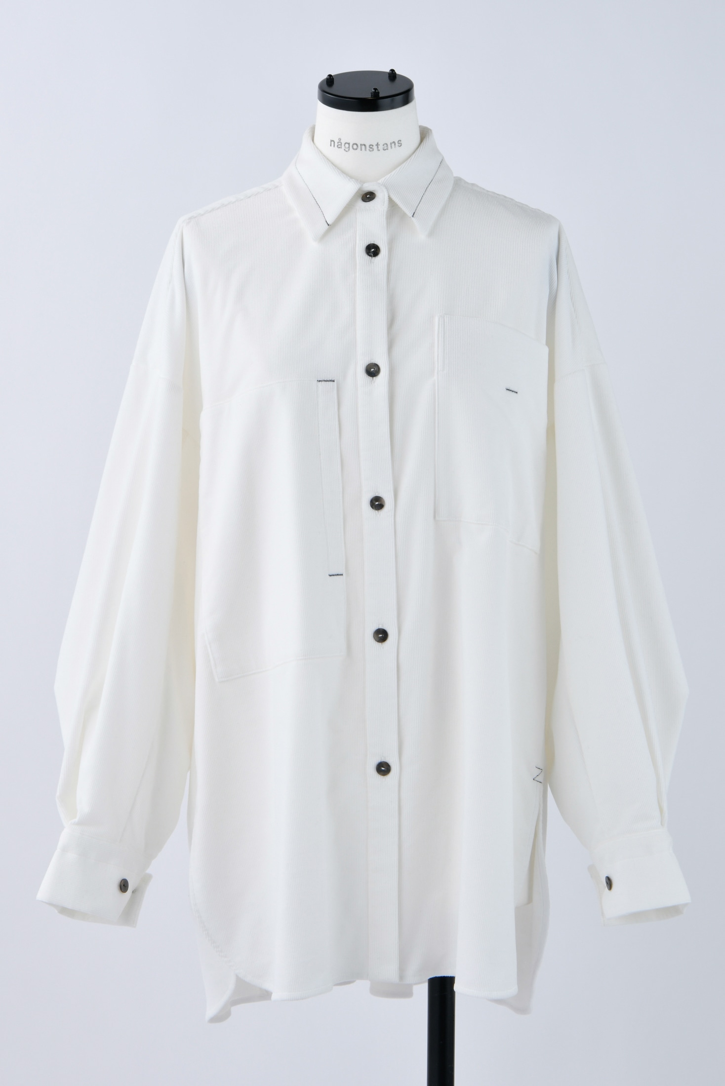flare shirt｜M｜WHT｜shirts and blouses｜någonstans official