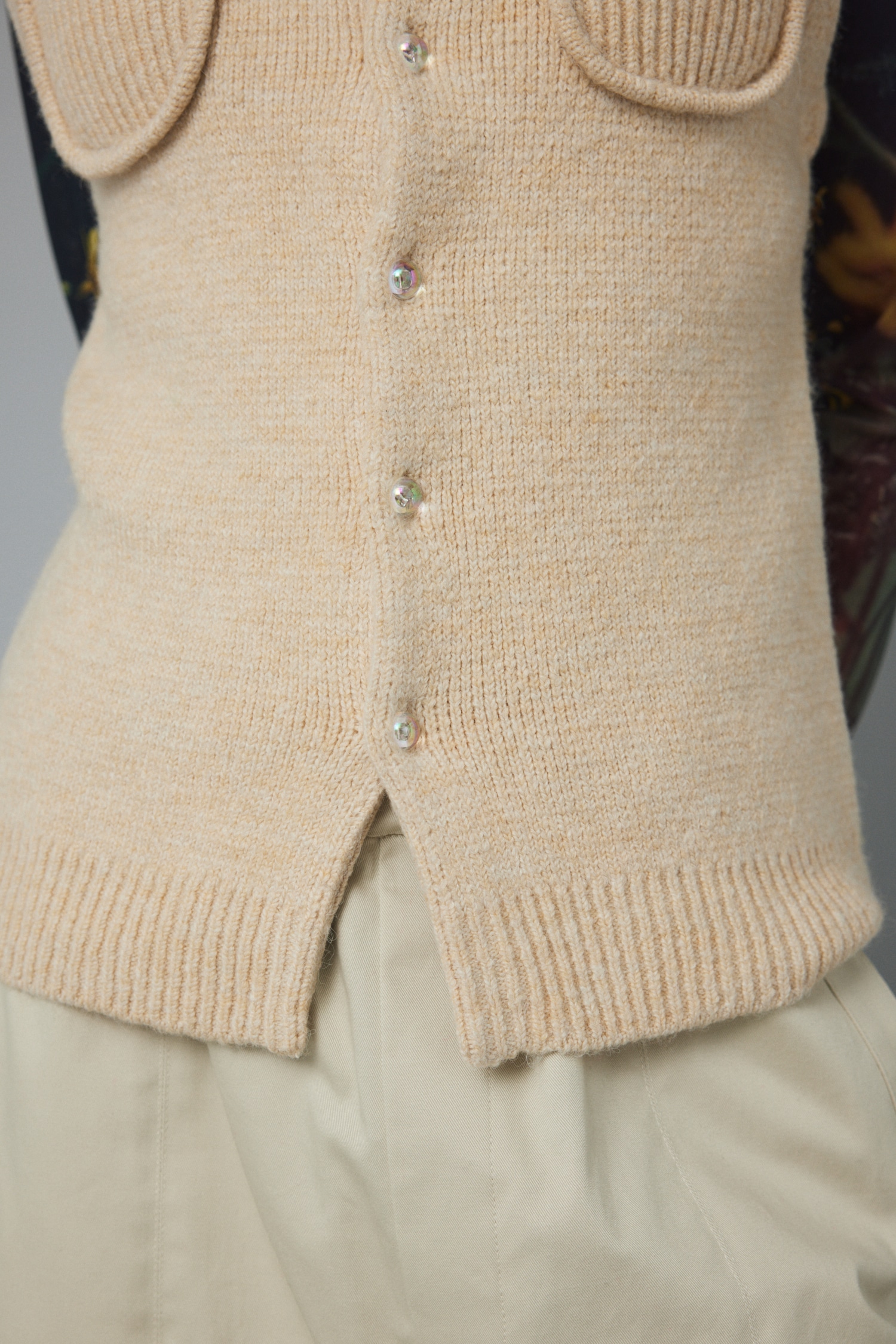 Knit compact vest