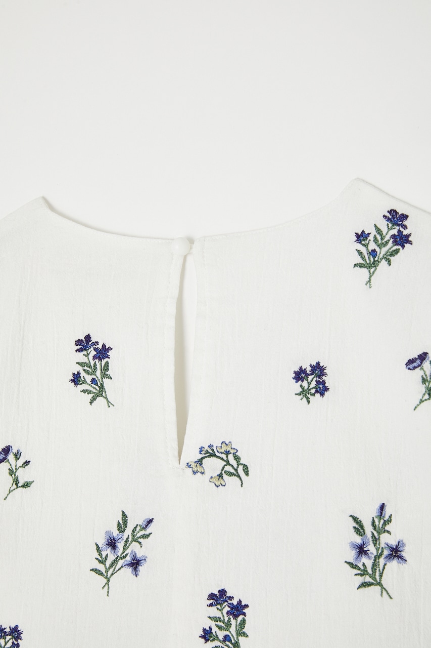 FLOWER EMBROIDERY ブラウス