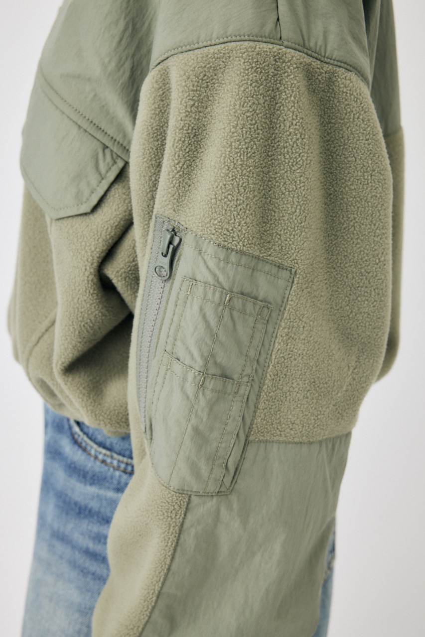 FLEECE COMBINATION トップス