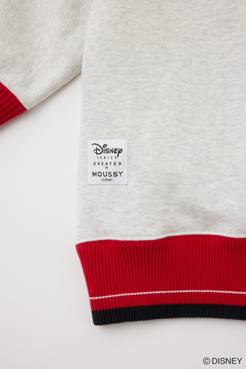 Disney SERIES CREATED by MOUSSY | MD BIG EMB LOGO プルオーバー