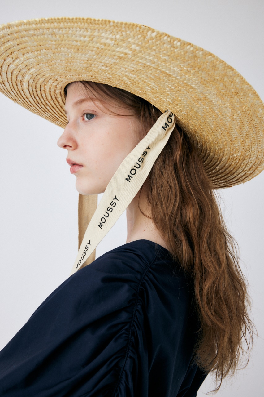 MOUSSY | LETTERING RIBBON BOATER ハット (帽子 ) |SHEL'TTER WEBSTORE