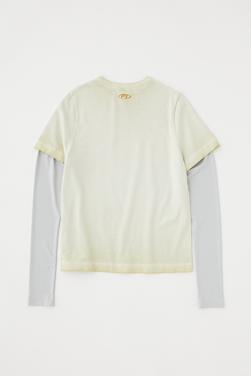 MOUSSY | LAYERED LIKE EMBROIDERY LS Tシャツ (Tシャツ・カットソー 