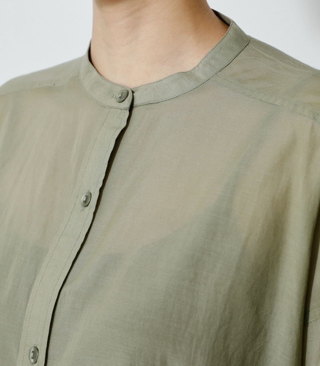 DROP SHOULDER BANDNECK SHIRTS｜S｜BLK｜シャツ・ブラウス｜バロックジャパンリミテッド 公式通販サイト  SHEL'TTER WEB STORE(シェルターウェブストア)