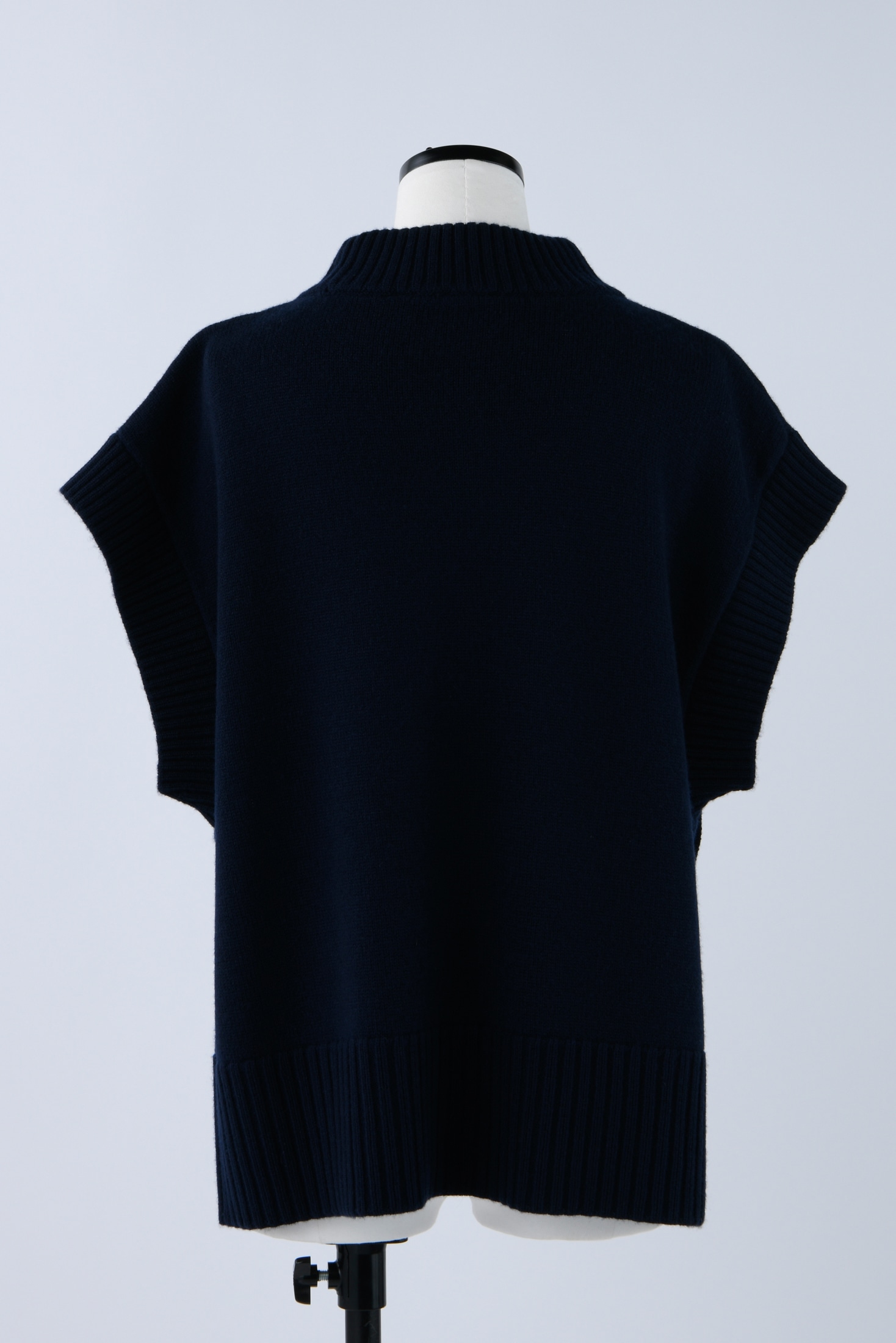 high-neck vest｜M｜D/NVY｜knit wear｜någonstans official online 