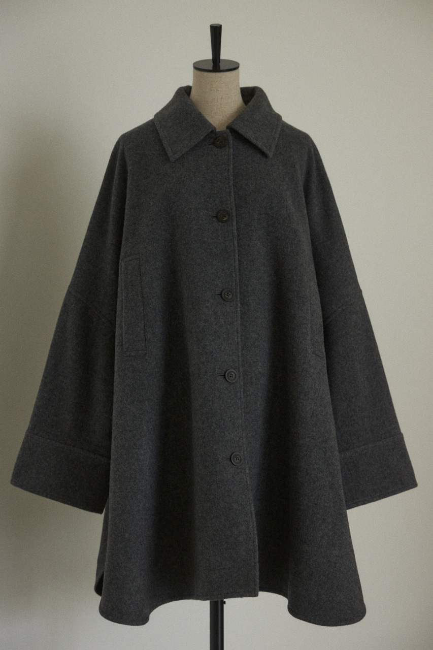 BLACK BY MOUSSY | big silhouette wool coat (コート ) |SHEL'TTER