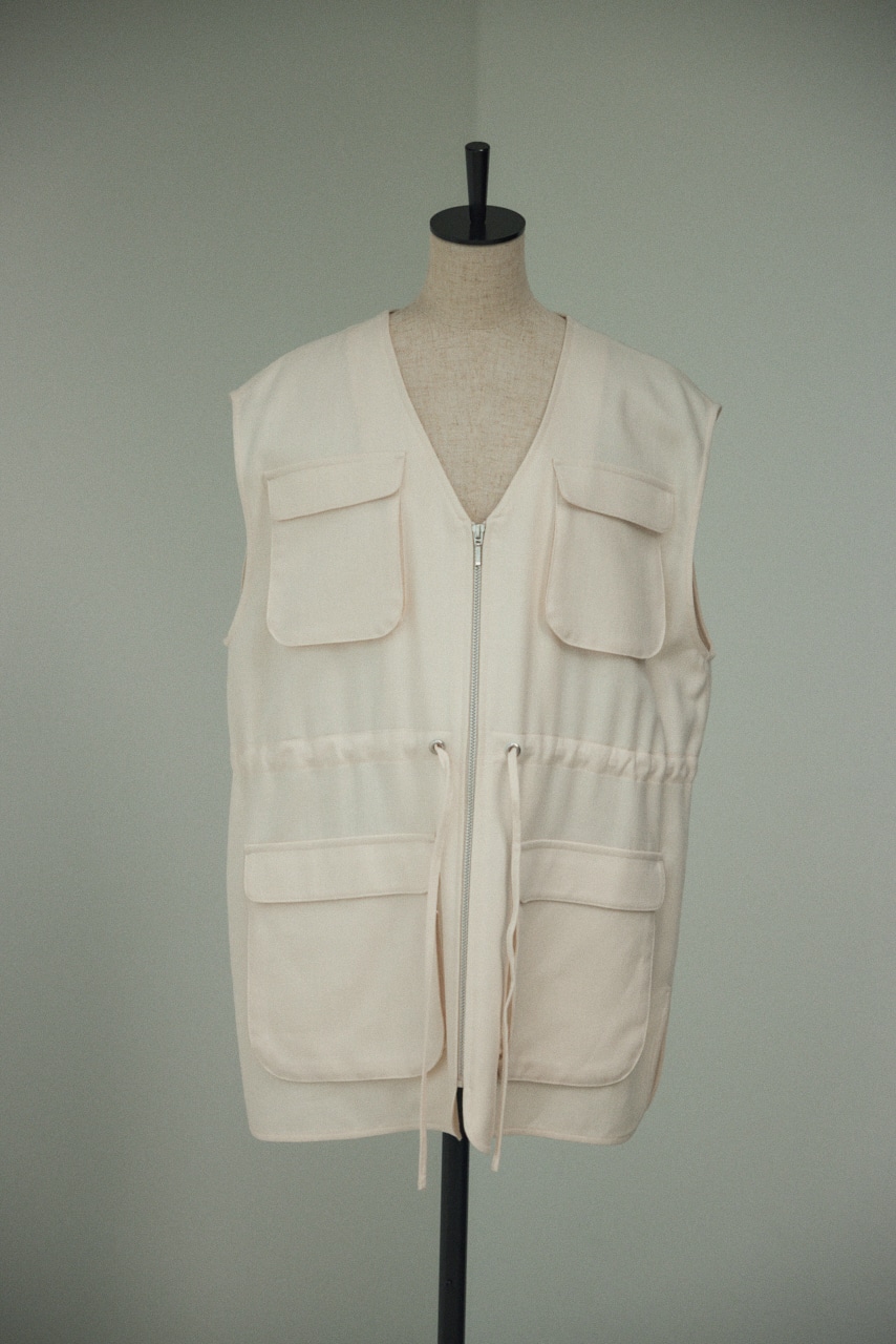 BLACK BY MOUSSY | waist point vest (ベスト ) |SHEL'TTER WEBSTORE