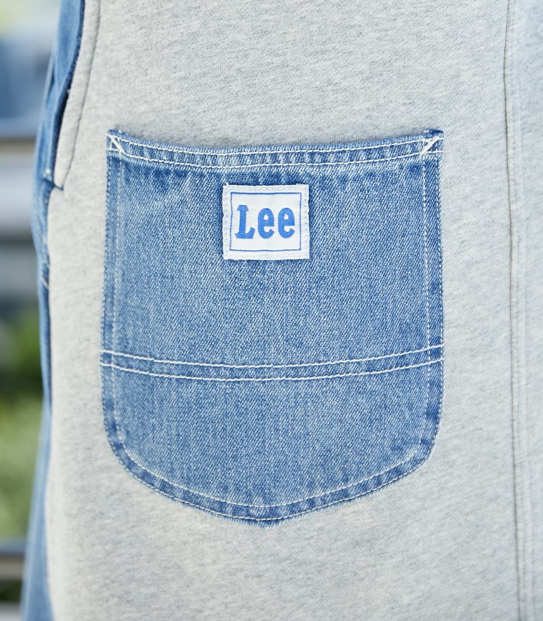 (WEB限定)LEE×RCS デニムコンビサロペットスカート