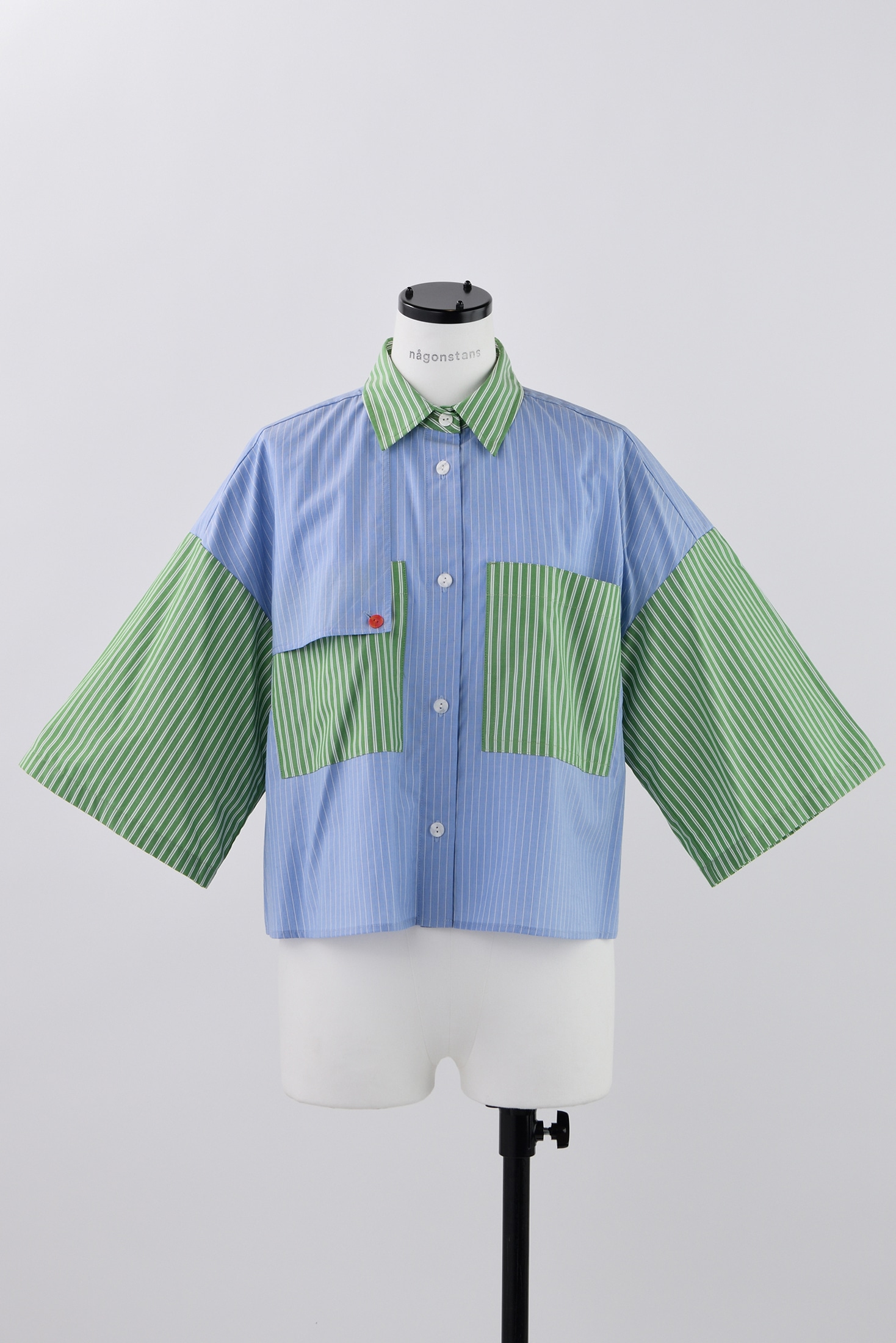 flared-sleeves shirts｜M｜L/GRN｜shirts and blouses｜någonstans official online  store | ナゴンスタンス公式通販