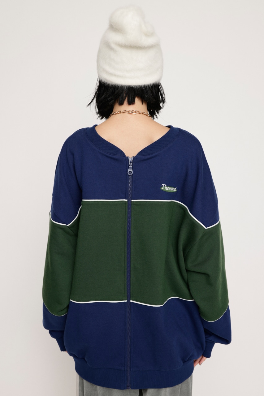 SLY | COLOR BLOCKING PIPING 2WAY スウェット (スウェット・パーカー
