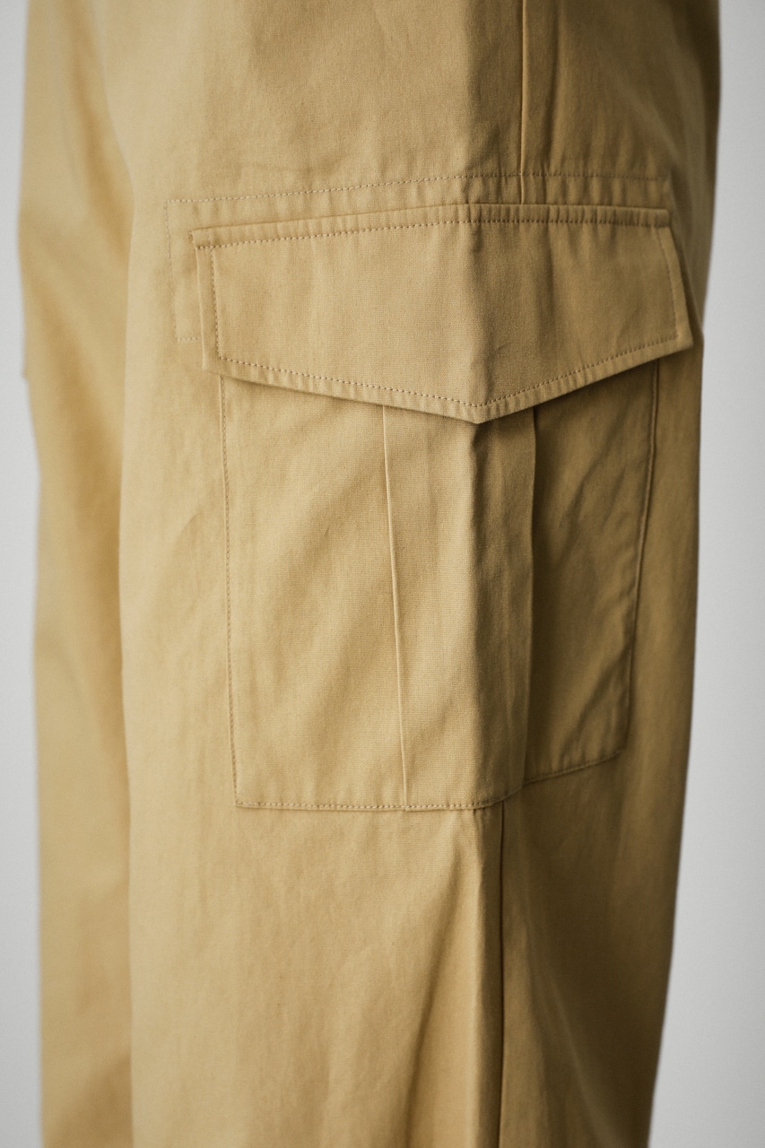 HEM BUTTON CARGO PANTS