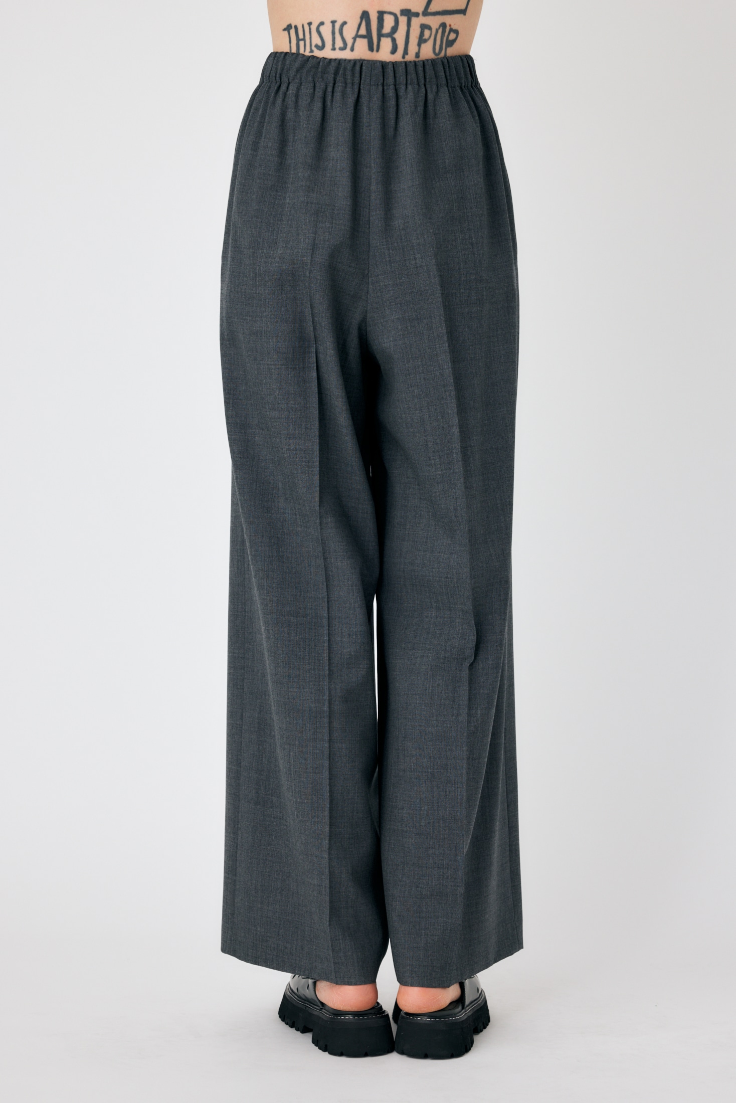 ELASTIC MENS WIDE-PANTS