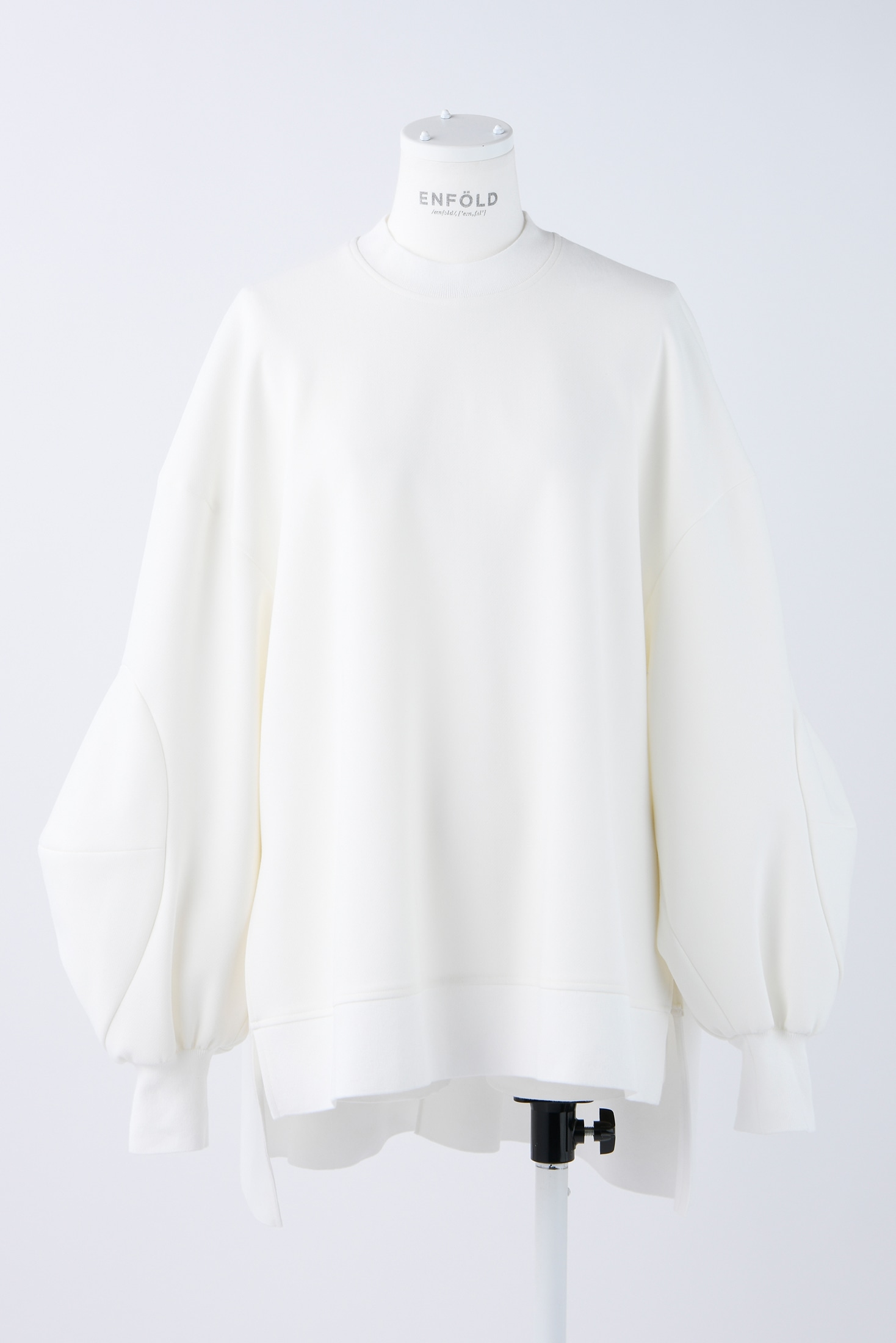 SOLID-SLEEVE PULLOVER｜38｜WHT｜SHIRTS AND BLOUSES｜|ENFÖLD 