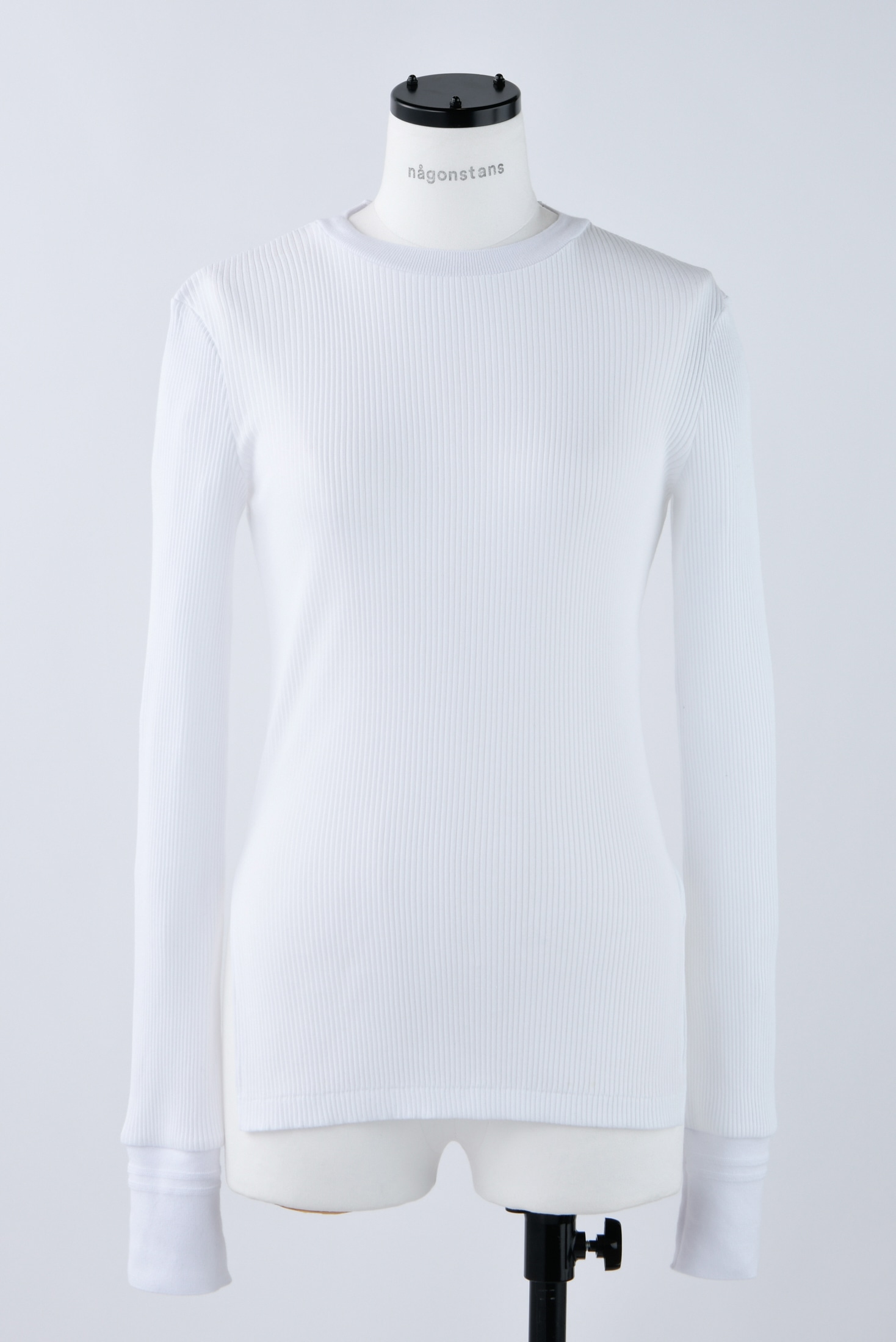 crew-neck long-sleeves｜M｜WHT｜cut and sewn｜någonstans