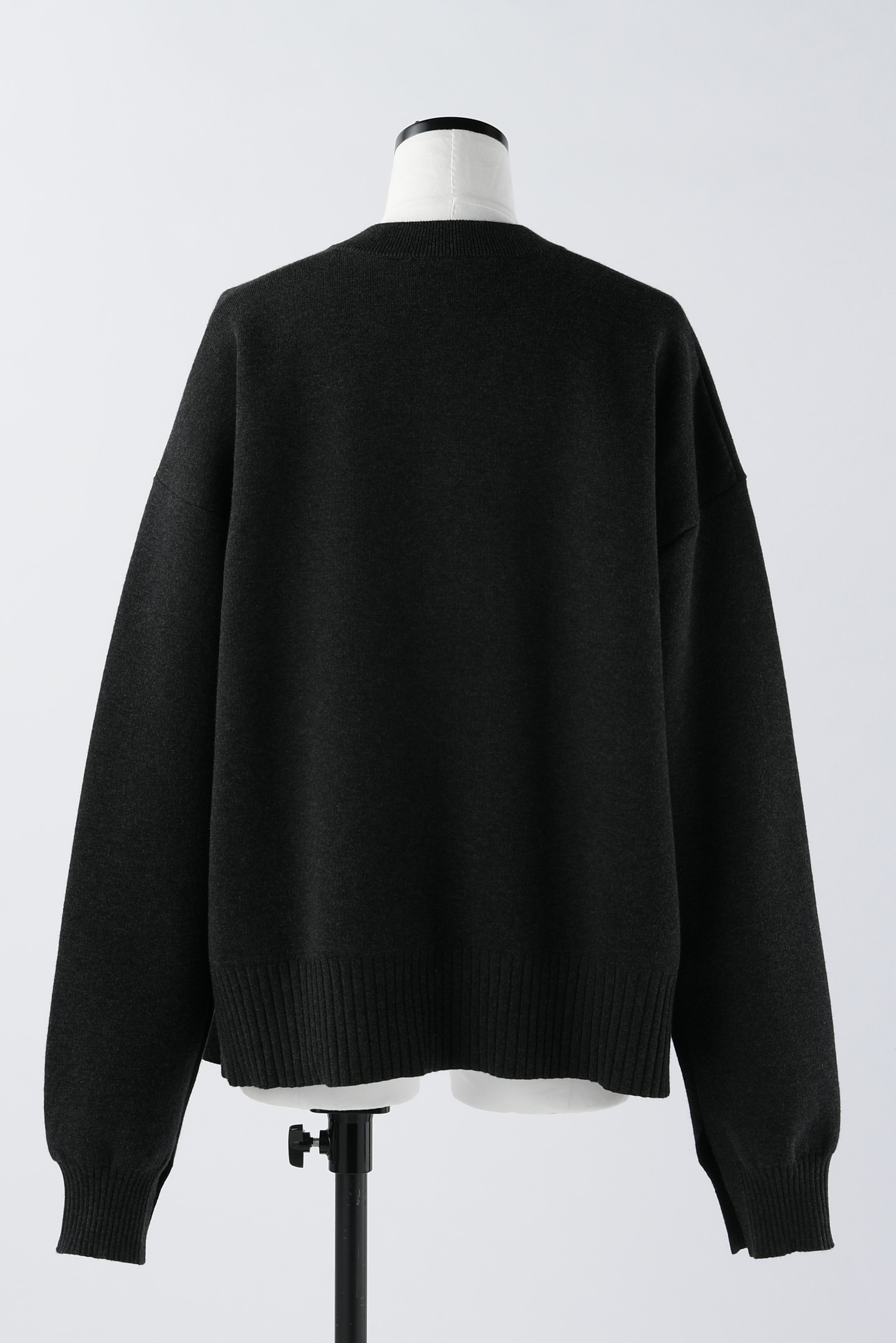 wide rib cardigan｜M｜BLK｜knit wear｜någonstans official online