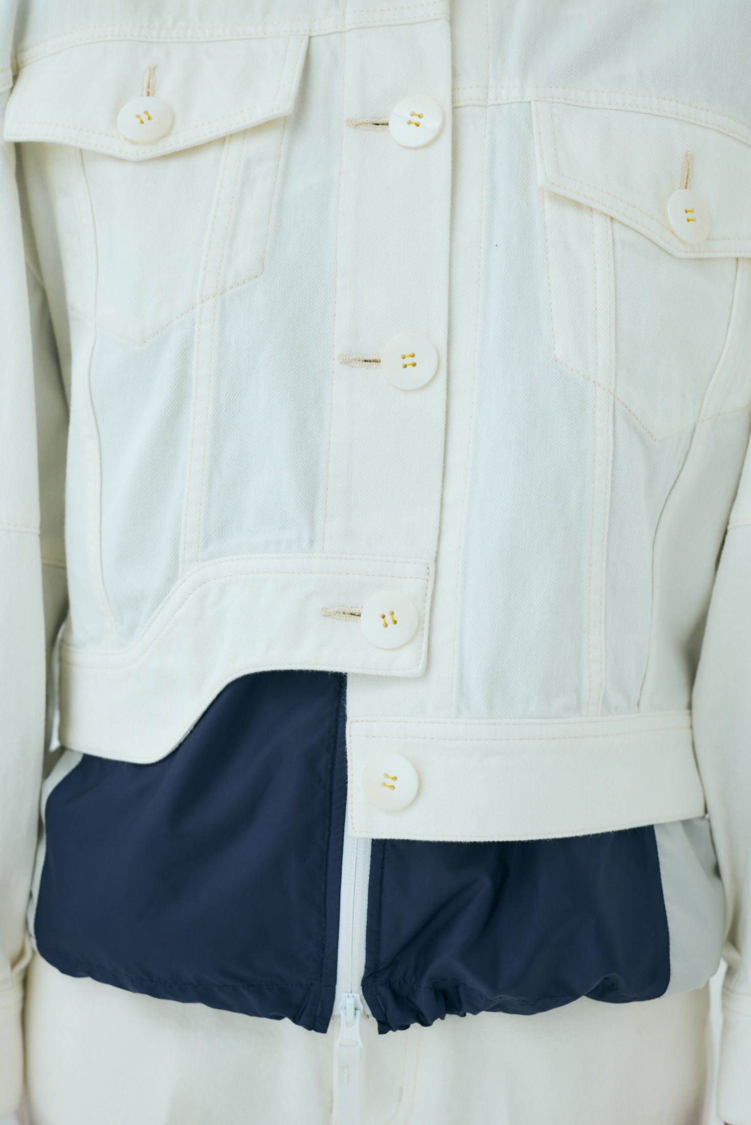 easy care useful white denim jacket｜S｜WHT｜jacket｜någonstans ...