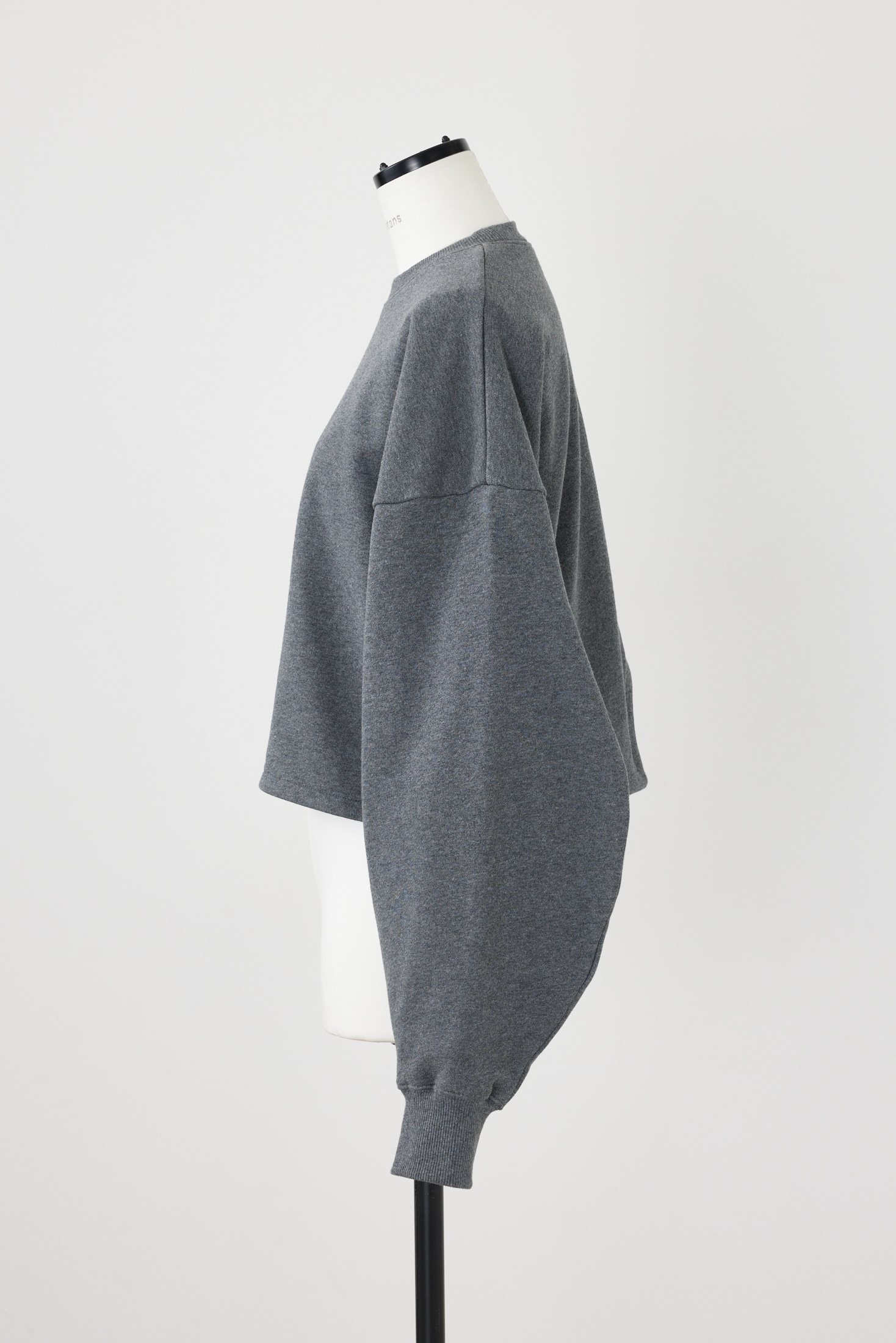 asymmetry hole pullover