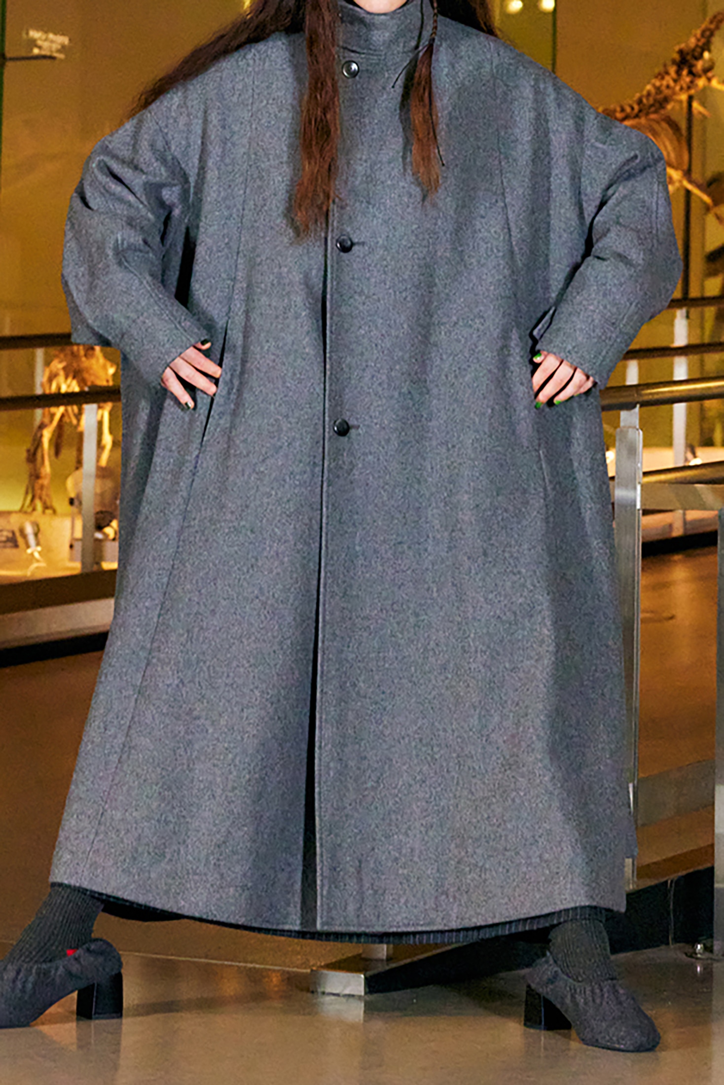 OVER-SIZE FLARE COAT