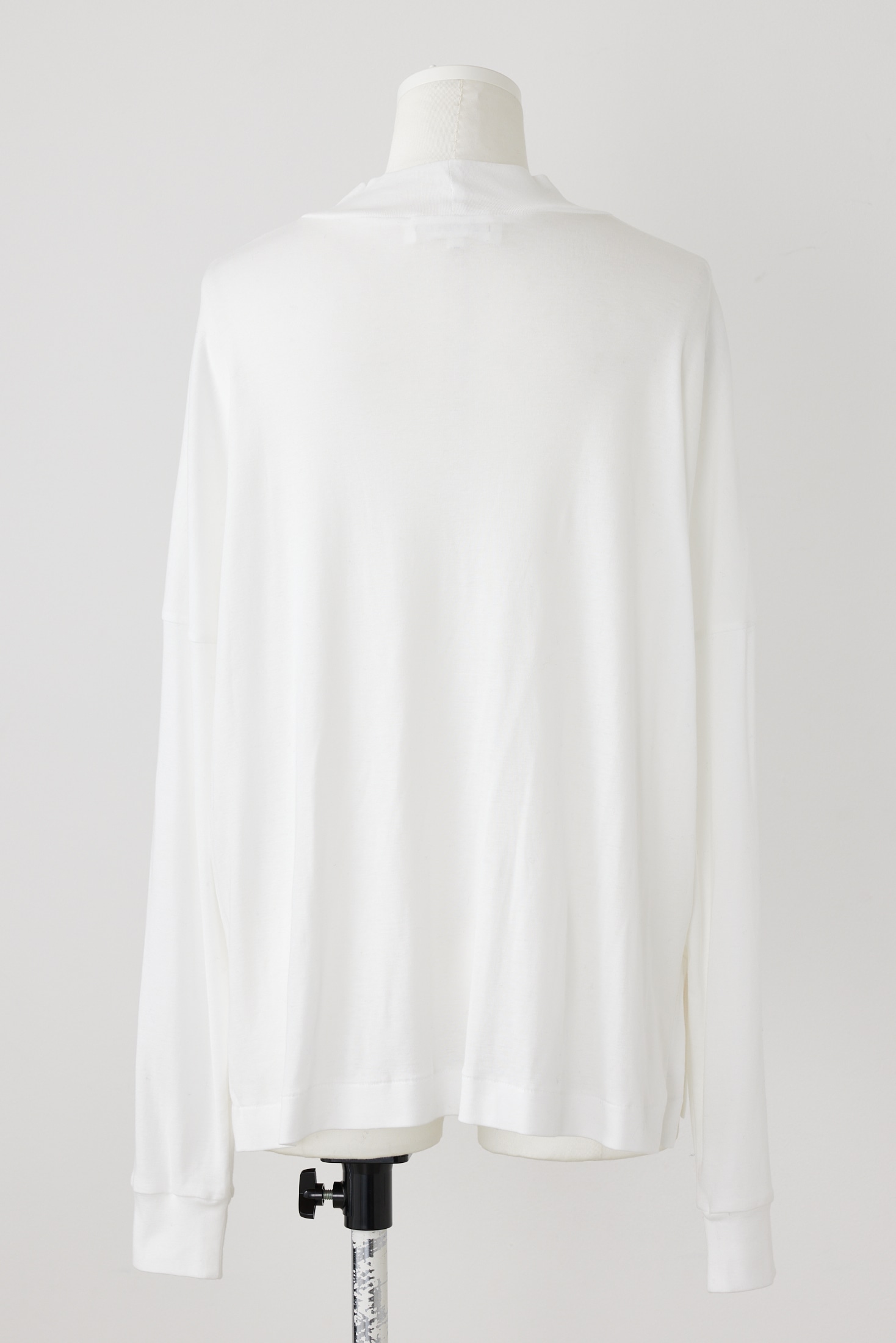 HIGH-NECK LONG-SLEEVES T-SHIRT｜38｜WHT｜CUT AND SEWN｜|ENFÖLD