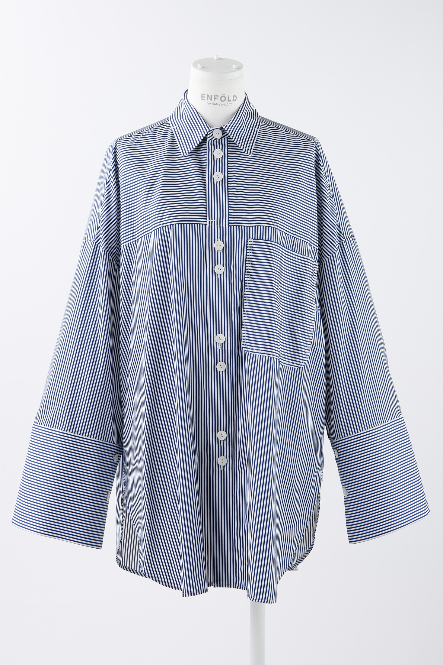 STRIPE MEN'S OVER-SIZED SHIRT