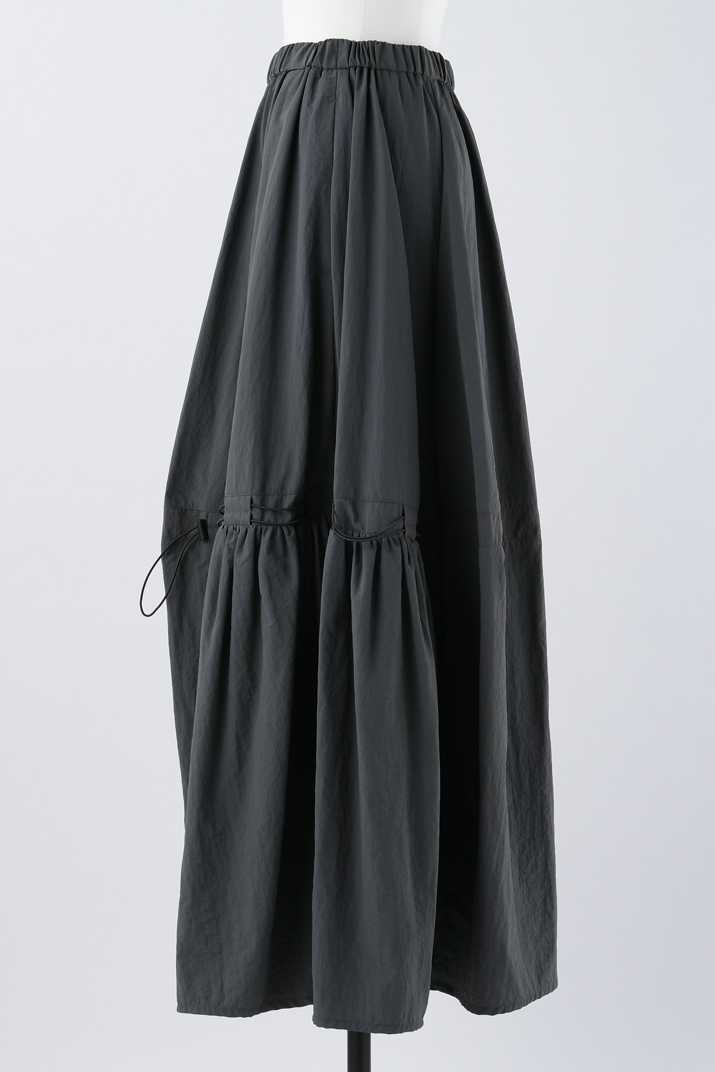 2022新作 Pre Autumn nagonstans asymmetry drawstring skirt - 通販