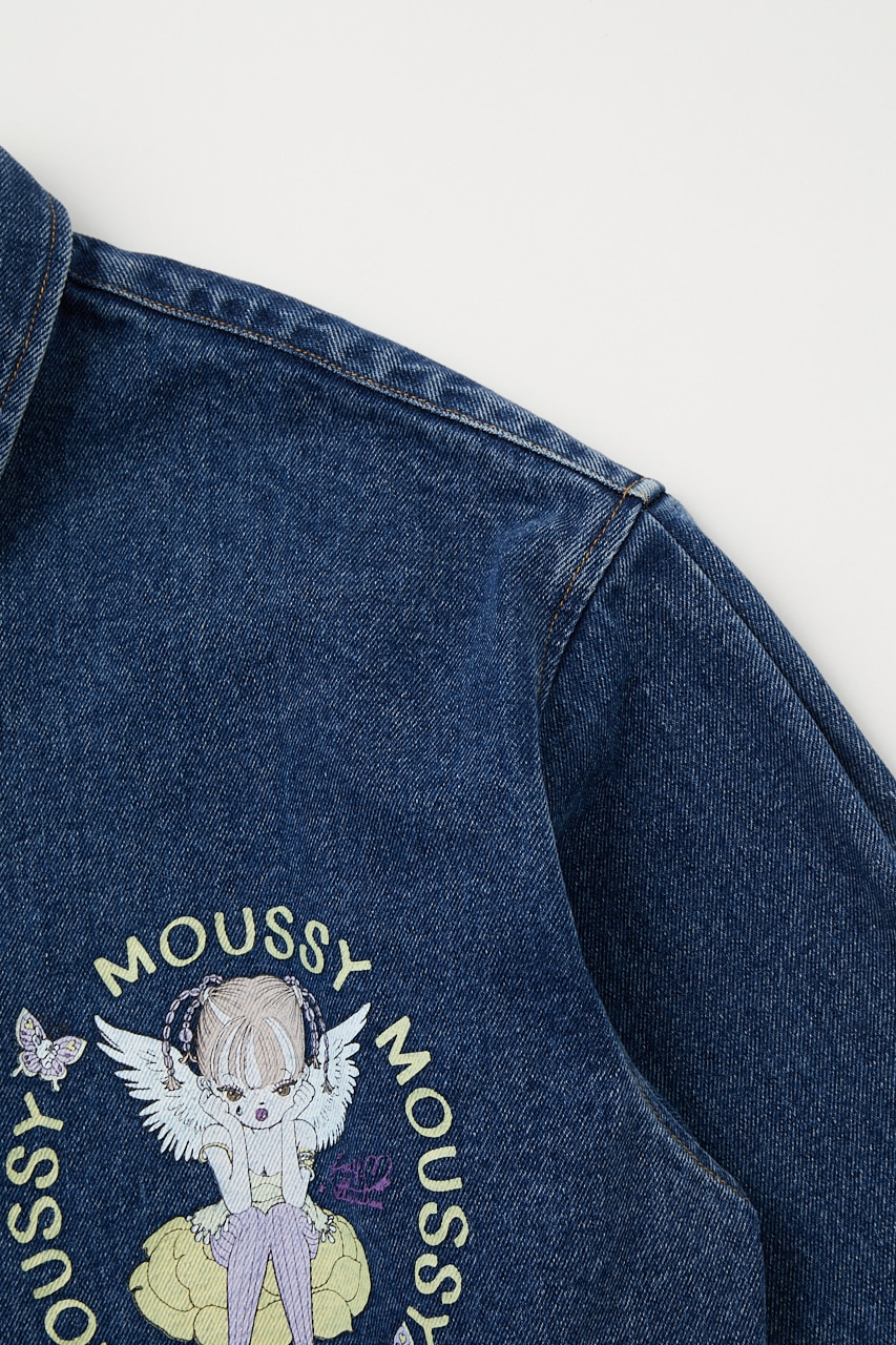 MOUSSY | PU CROPPED DENIM シャツ (シャツ・ブラウス ) |SHEL'TTER