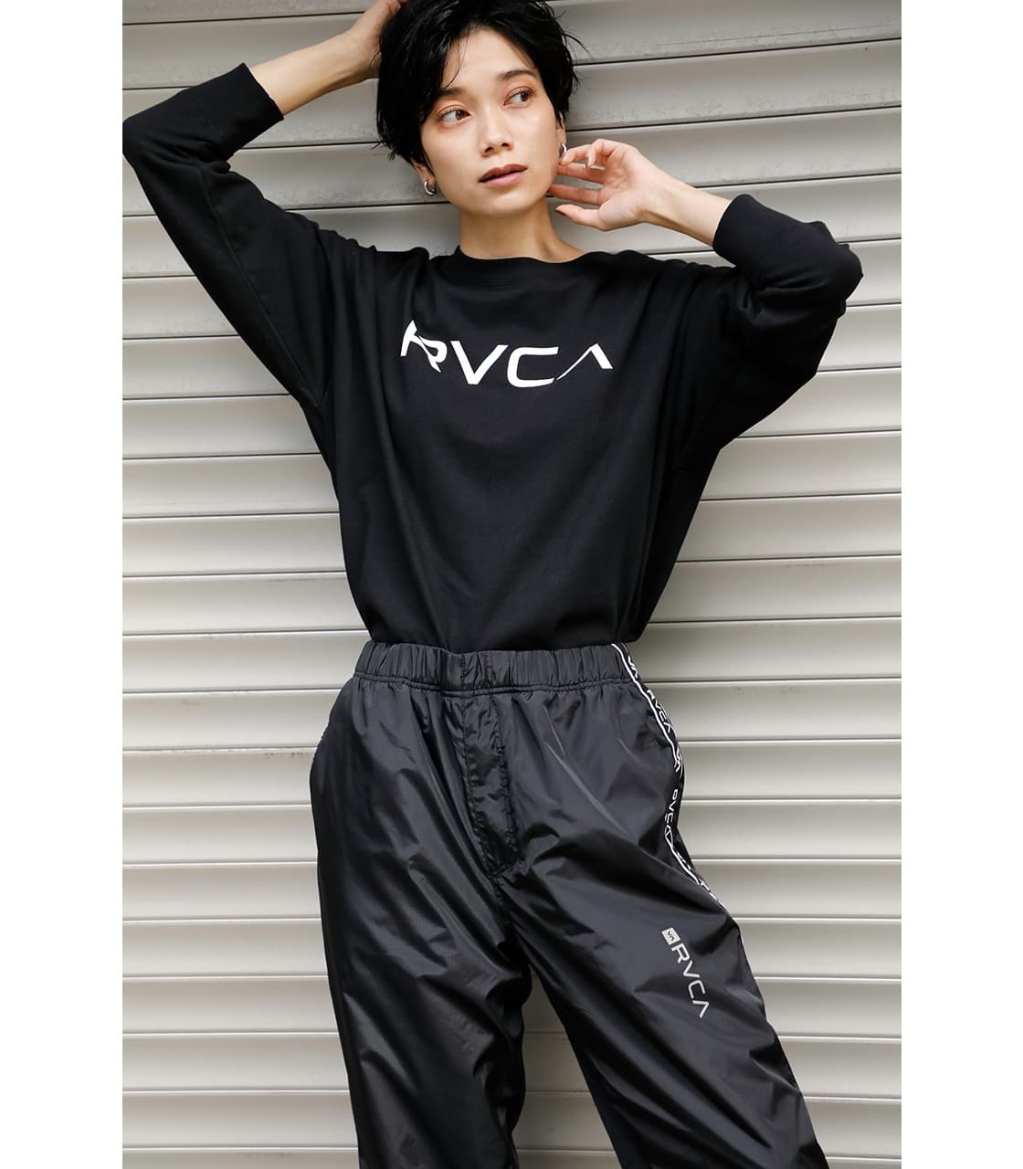 RVCA×AZUL FITNESS ZIP PANTS