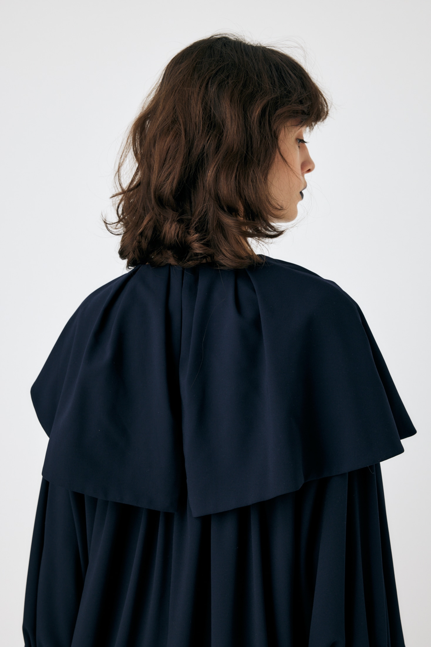 WAVE COLLAR PULLOVER｜38｜BLK｜SHIRTS AND BLOUSES｜|ENFÖLD