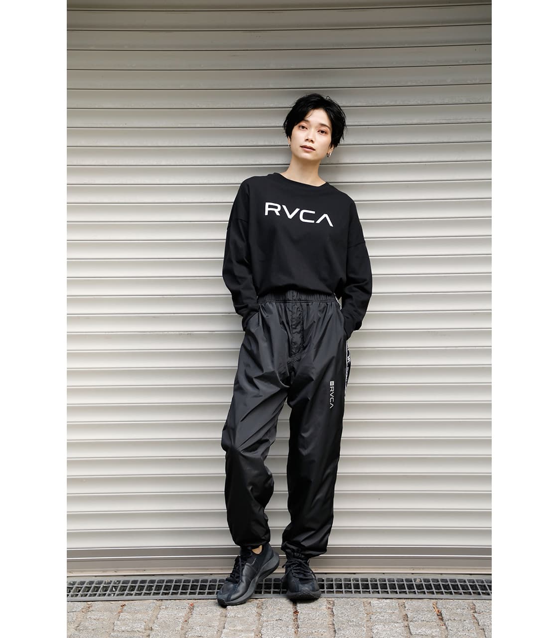 RVCA×AZUL FITNESS ZIP PANTS