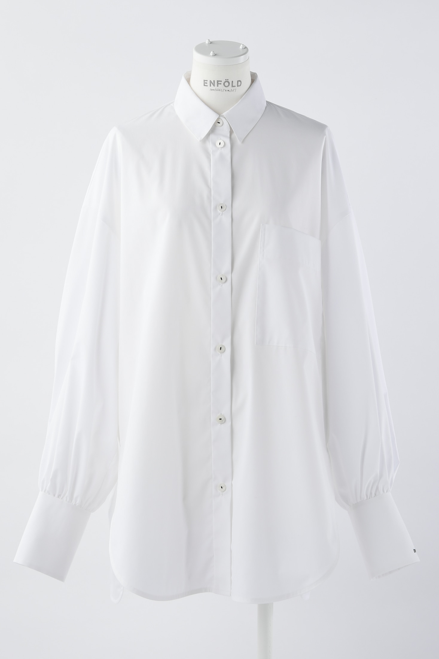 SPRING BASIC SHIRT｜38｜WHT｜SHIRTS AND BLOUSES｜|ENFÖLD OFFICIAL