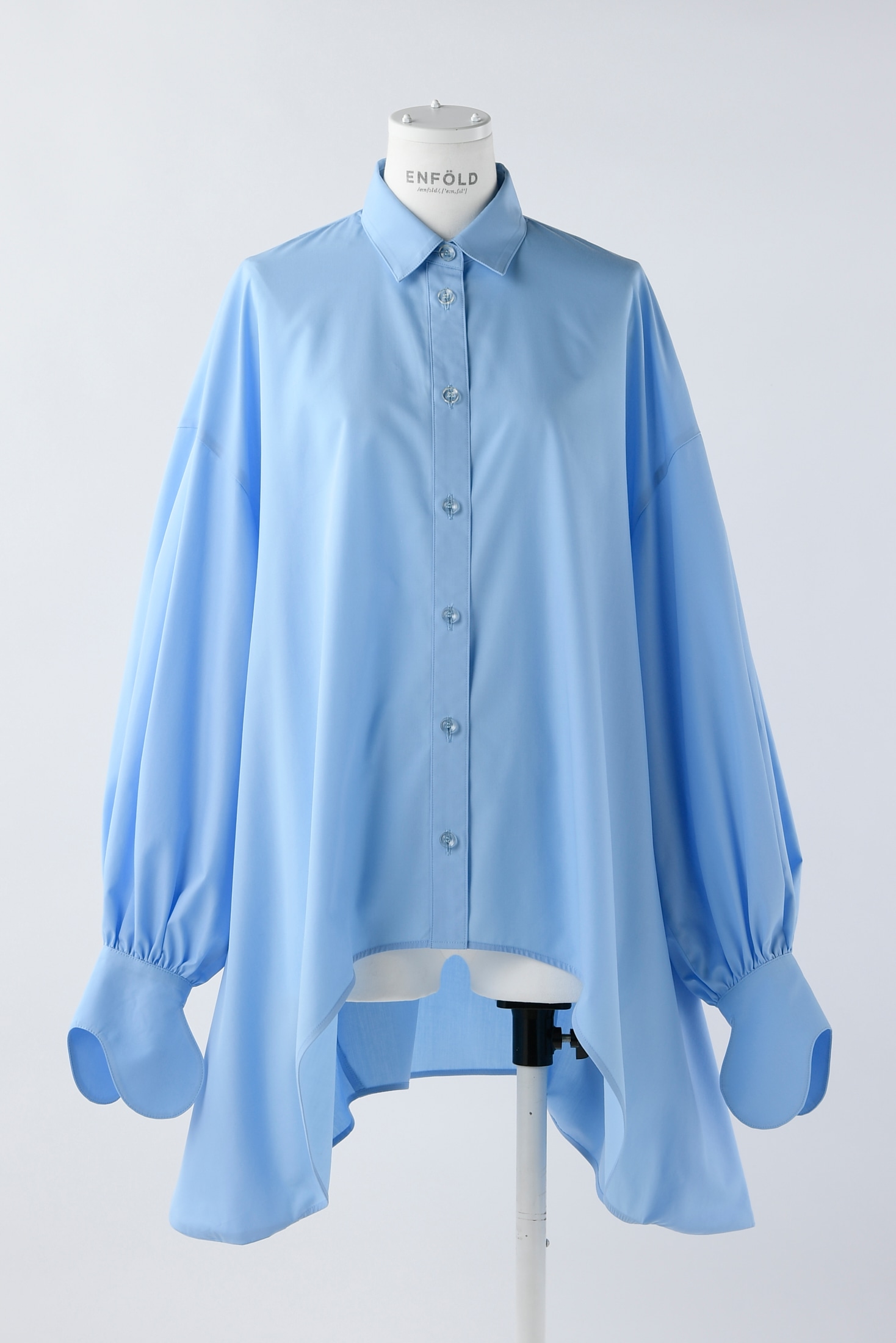 BALLOON-HEM SHIRT｜38｜WHT｜SHIRTS AND BLOUSES｜|ENFÖLD OFFICIAL