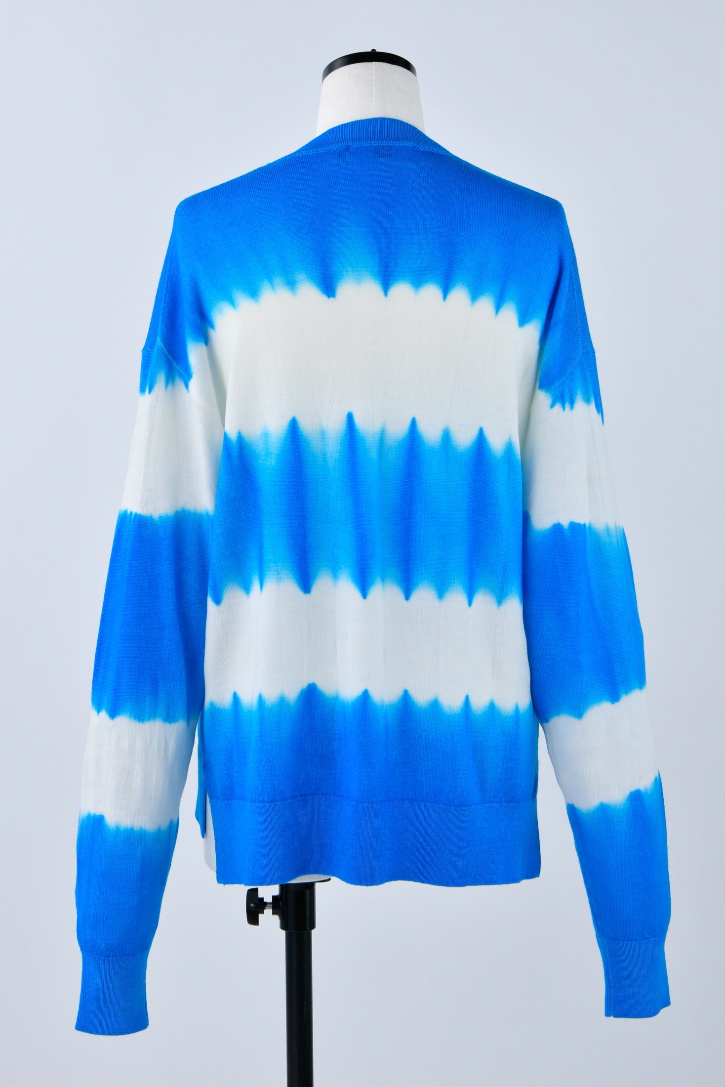 tie-dye knit pullover