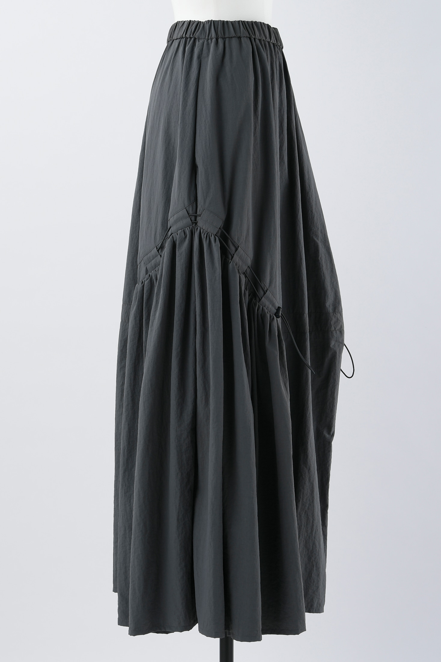 2022新作 Pre Autumn nagonstans asymmetry drawstring skirt - 通販