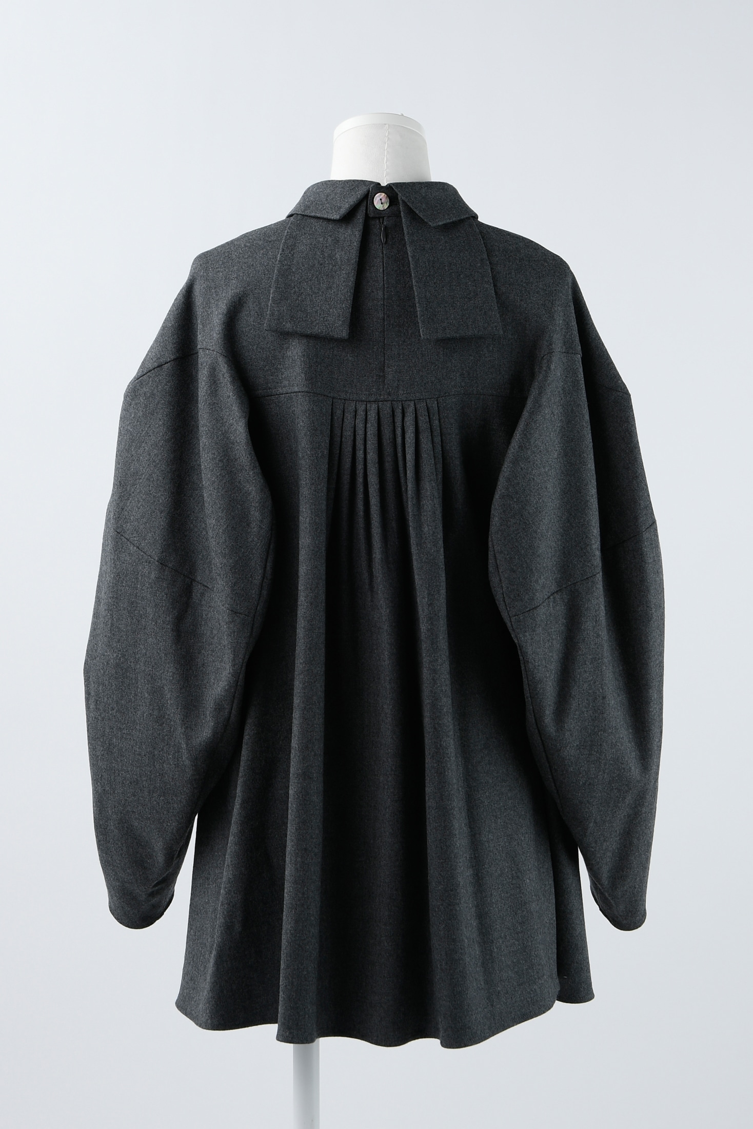 BACK-TIE PULLOVER｜38｜BLK｜SHIRTS AND BLOUSES｜|ENFÖLD OFFICIAL 