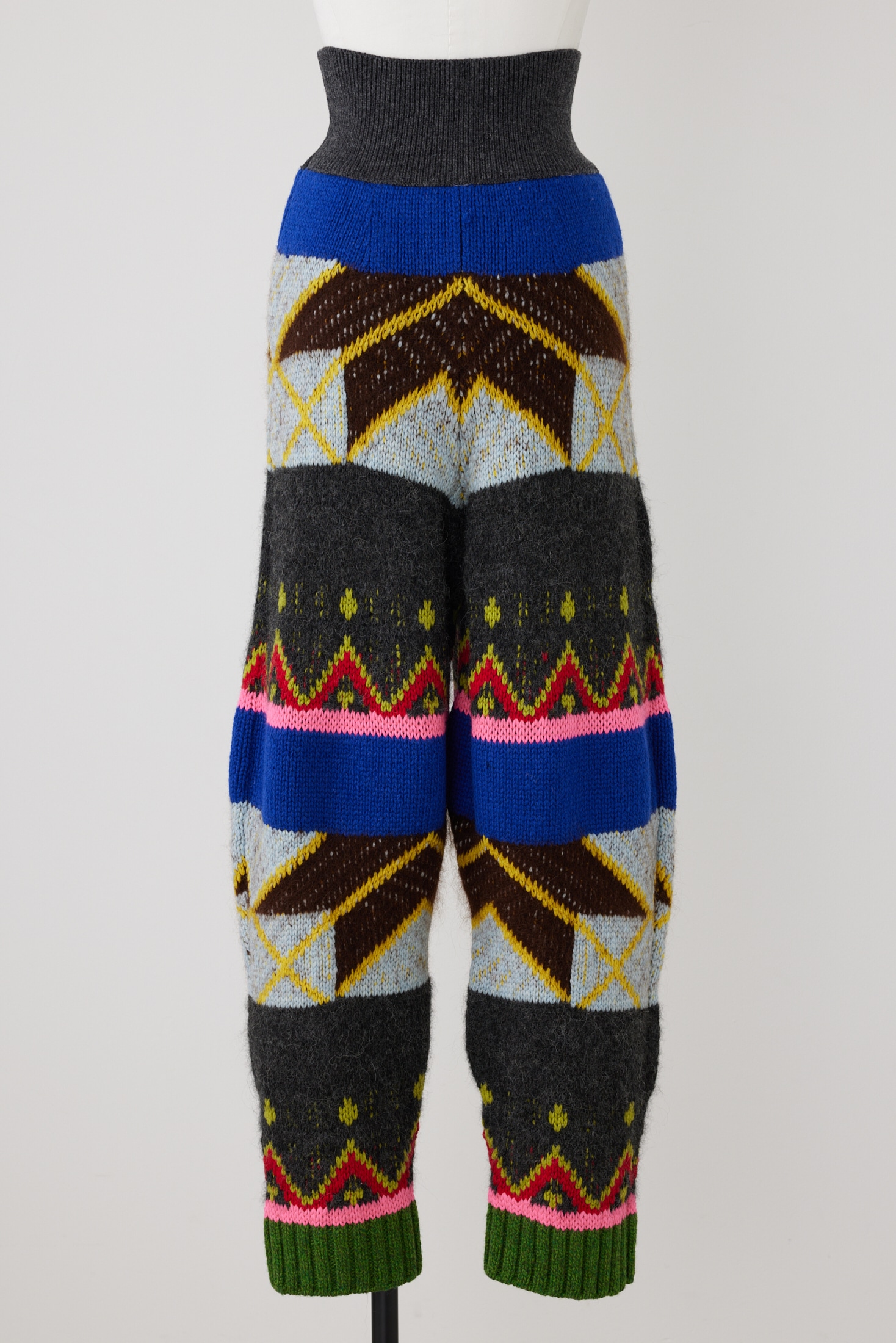native jacquard pants