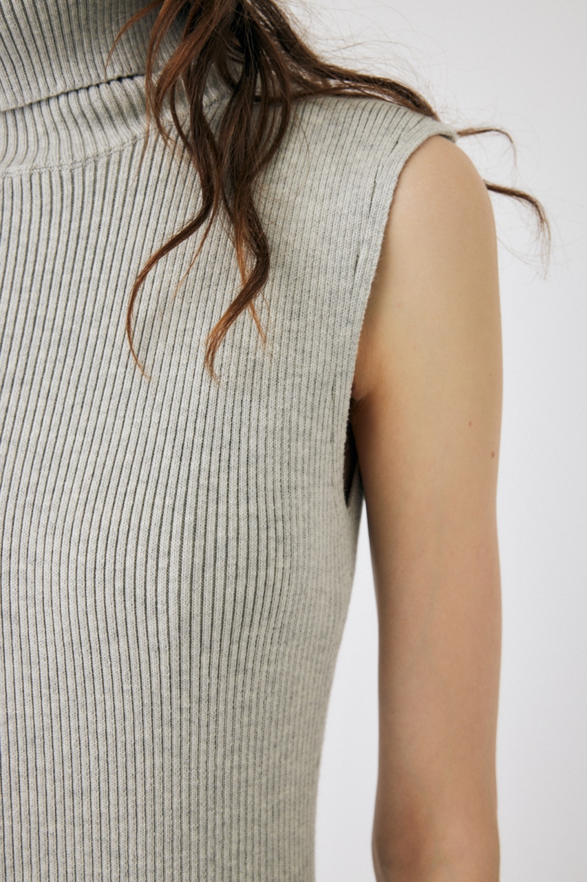 MOUSSY | SWITCHING RIB KNIT ドレス (ワンピース(ロング） ) |SHEL