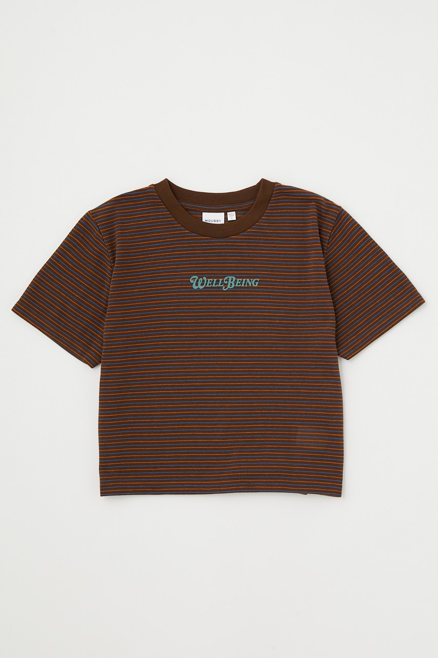 MOUSSY | MULTI BORDER SHORT Tシャツ (Tシャツ・カットソー(半袖