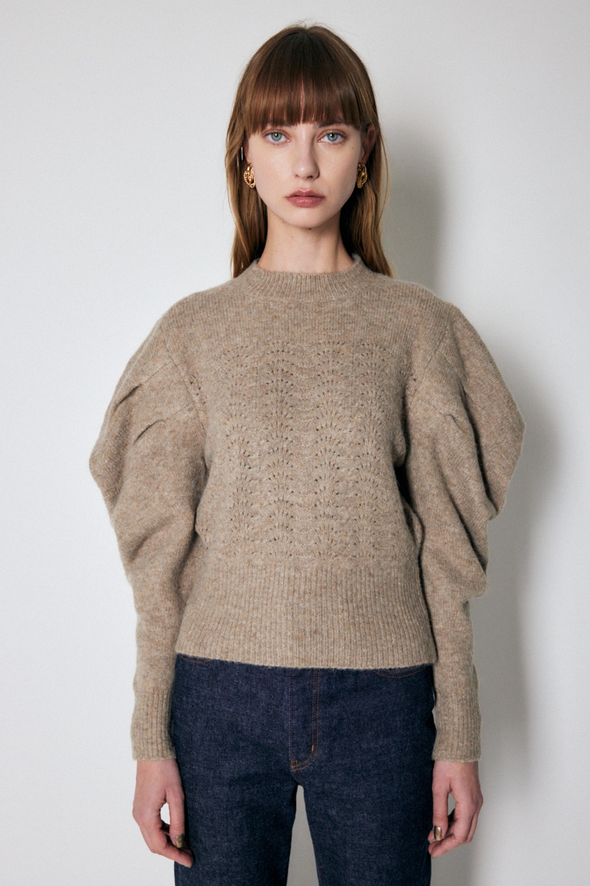 MOUSSY | EYELET KNIT トップス (ニット ) |SHEL'TTER WEBSTORE