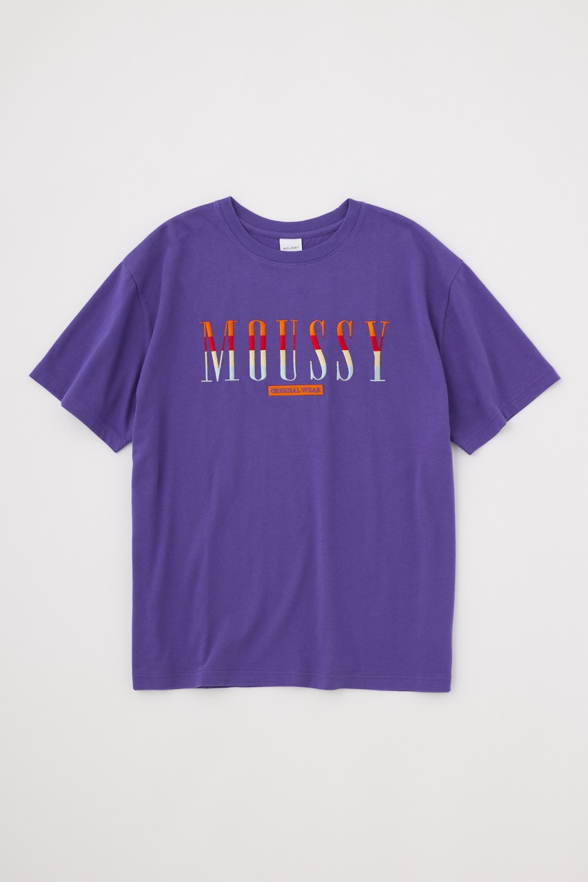 MOUSSY | STRIPED MULTICOLOR MOUSSY Tシャツ (Tシャツ・カットソー