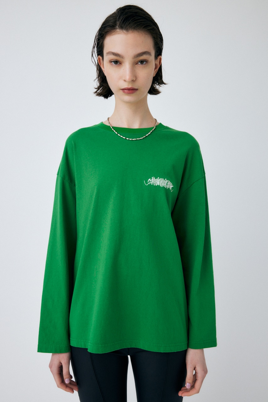 MOUSSY | PU LONG SLEEVE Tシャツ (Tシャツ・カットソー(長袖) ) |SHEL