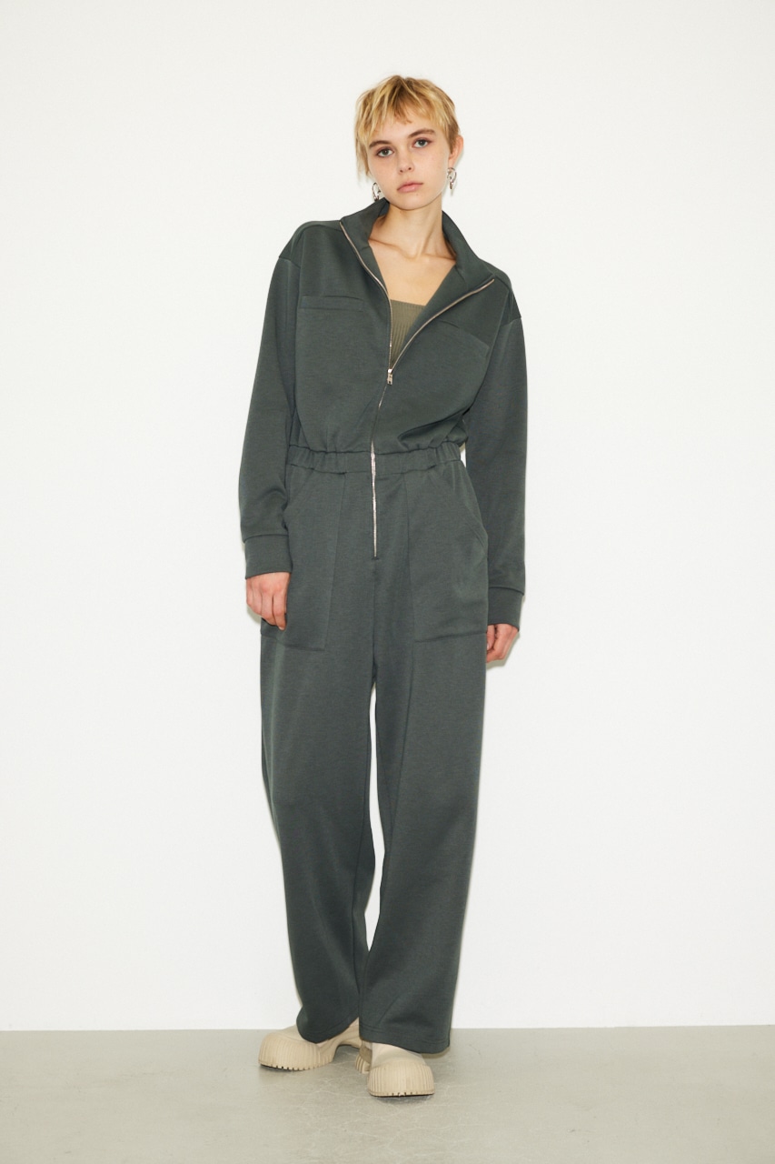 THROW by SLY【FRONT ZIP PONTE JUMPSUITS】スーツ