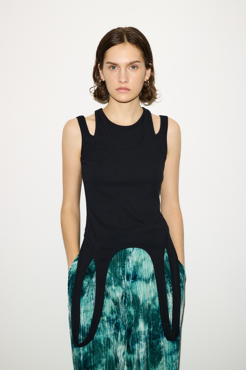 【THROW by SLY】【THROW】LAYERED hole TANK トップス シェルター通販