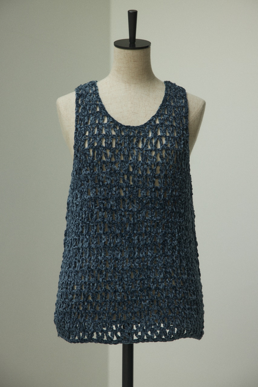 BLACK BY MOUSSY | mole yarn knit vest (ベスト ) |SHEL'TTER WEBSTORE